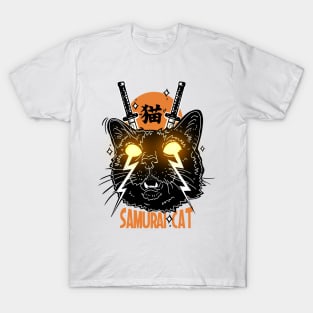 Samurai Cat T-Shirts for Sale | TeePublic